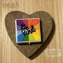 Load image into Gallery viewer, Be Kind Silicone Focal Bead - One Count Silicone Focal Bead
