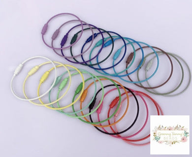 Beadable Beverage Cup Charm/Luggage Tag Cables Assorted Mystery Bag of 20 Beverage Cup Charm