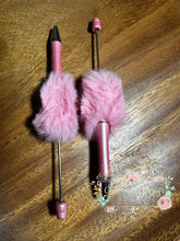 Load image into Gallery viewer, Beadable Fluffy Bead - Pink
