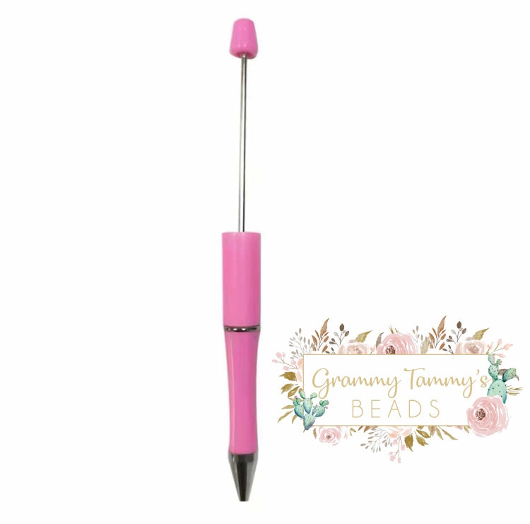 Beadable Pen - Bubblegum Pink Fluffy