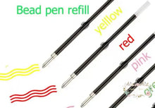 Load image into Gallery viewer, Beadable Pen Refill 1.0mm - Assorted Colors Available - 5 Count Beadable Pen Refils
