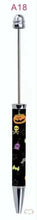 Load image into Gallery viewer, Halloween Beadable Pens A18 - BLACK Beadable Pen
