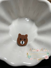 Load image into Gallery viewer, Focal - Brown Bear Silicone Bead
