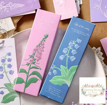 Load image into Gallery viewer, Beautiful Embossed 20Pcs/Box Paper Bookmarks Natural Plant Flowers Bookmark Set
