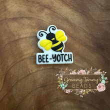 Load image into Gallery viewer, Bee - Yotch Silicone Focal Bead Beads
