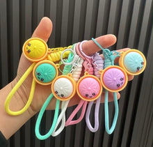 Load image into Gallery viewer, 3D PVC Lanyard Cute Cartoon Dumpling Backpack Key - Assorted Colors Avalable
