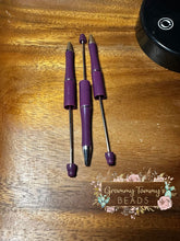 Load image into Gallery viewer, Berry Brown Beadable Pen
