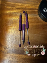 Load image into Gallery viewer, Berry Brown Beadable Pen
