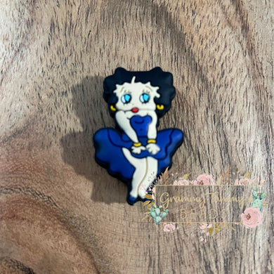 Betty 2.0 Silicone Focal Bead - Blue