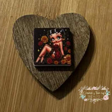 Load image into Gallery viewer, Betty Boop Silicone Focal Bead Silicone Focal Bead

