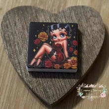 Load image into Gallery viewer, Betty Boop Silicone Focal Bead Silicone Focal Bead

