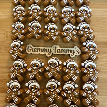 Load image into Gallery viewer, Gingerbread Santa - Silicone Focal Beads
