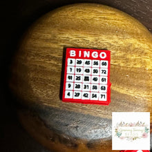 Load image into Gallery viewer, Bingo - Red Silicone Focal Bead
