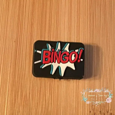Bingo - Silicone Focal Bead Silicone Focal Bead