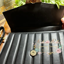 Load image into Gallery viewer, Black Leather Handbag Purse
