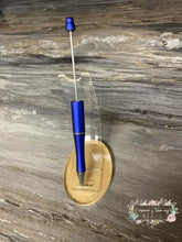 Load image into Gallery viewer, Beadable Pens - Blue Beadable Pen
