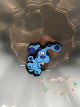 Load image into Gallery viewer, Blue Dog 2.0 Silicone Focal Bead
