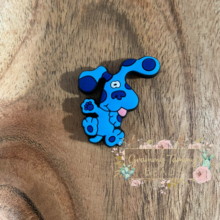 Blue Dog 2.0 Silicone Focal Bead