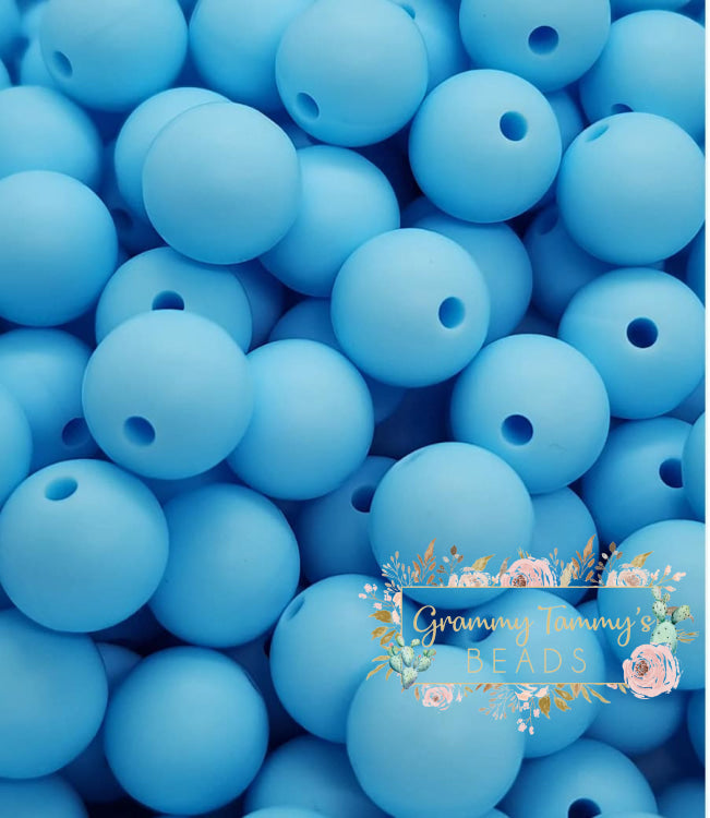 Blue - Fairy 12Mm Silicone Bead