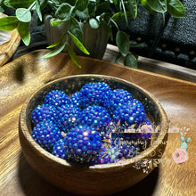 Load image into Gallery viewer, Blue Rhinestone 20Mm Acrylic Beads - Darker Than It Looks
