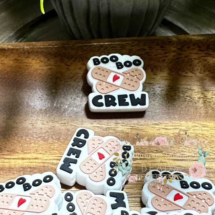 Boo Crew Silicone Focal Bead