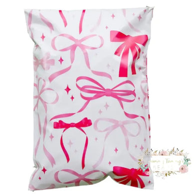 Bows - Designer Poly Mailers 7.5x10.5 - 25 Count 7.5 x 10.5 Poly Mailer