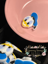 Load image into Gallery viewer, Boy Duck Silicone Focal Bead
