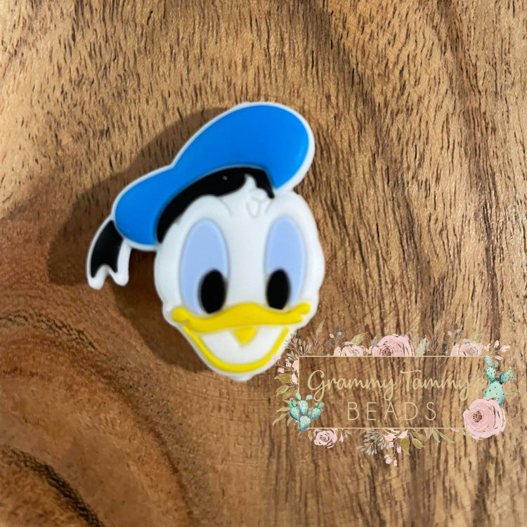 Boy Duck Silicone Focal Bead