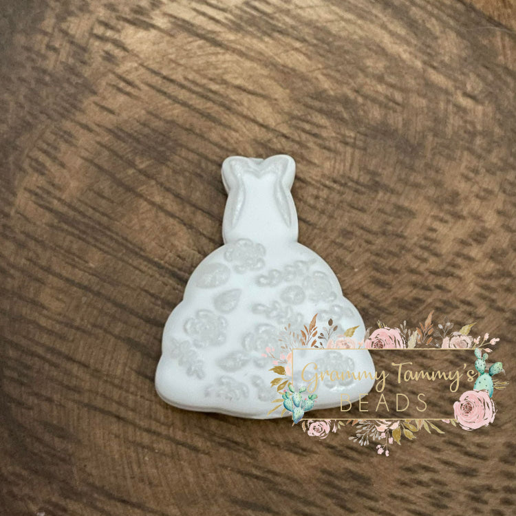 Bride Silicone Focal Bead