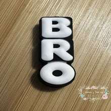 Load image into Gallery viewer, Bro - Silicone Focal Bead Silicone Focal Bead
