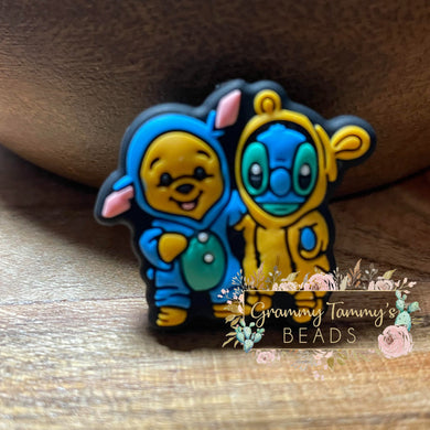 Buddies 2 Silicone Focal Bead Beads