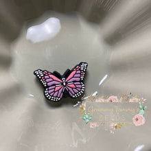 Load image into Gallery viewer, Butterfly Silicone Focal Bead
