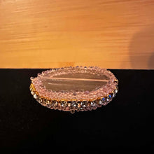 Load image into Gallery viewer, Flatback Holder Bead - 34mm Blingbling Clear Base - Pink
