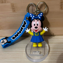Load image into Gallery viewer, 3D Mouse Key Chain Wristlets - Girl Blue
