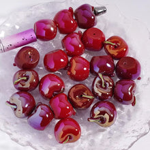 Load image into Gallery viewer, Cherry Shaped Acrylic Focal Beads 18x20MM UV Coated

