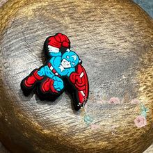 Load image into Gallery viewer, Captain America Silicone Focal Bead Beads
