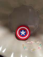 Load image into Gallery viewer, Captain Shield Silicone Bead Focal
