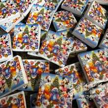 Load image into Gallery viewer, Cartoon Christmas Square Silicone Focal Beads Silicone Focal Bead
