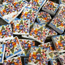 Load image into Gallery viewer, Cartoon Christmas Square Silicone Focal Beads Silicone Focal Bead
