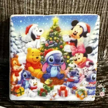 Load image into Gallery viewer, Cartoon Christmas Square Silicone Focal Beads Silicone Focal Bead
