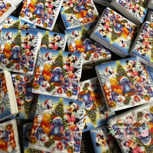 Load image into Gallery viewer, Cartoon Christmas Square Silicone Focal Beads Silicone Focal Bead
