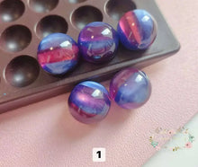 Load image into Gallery viewer, Cat Eye16mm Round Acrylic Beads - Assorted Colors Available #1 16mm Cats Eye
