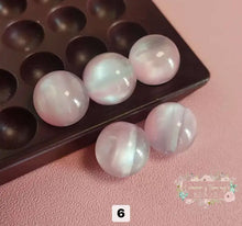 Load image into Gallery viewer, Cat Eye16mm Round Acrylic Beads - Assorted Colors Available #6 16mm Cats Eye
