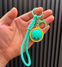Load image into Gallery viewer, 3D PVC Lanyard Cute Cartoon Dumpling Backpack Key - Assorted Colors Avalable
