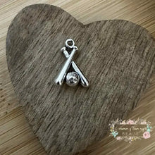 Load image into Gallery viewer, Bat &amp; Ball Charms Charms
