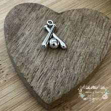 Load image into Gallery viewer, Bat &amp; Ball Charms Charms
