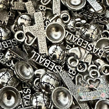 Load image into Gallery viewer, I Love Baseball Charm Charms
