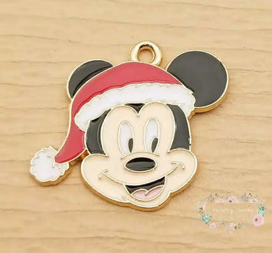 Charm - Mouse Santa - 1 Count Charms