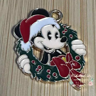 Charm - Mouse Wreath - One Count Charms