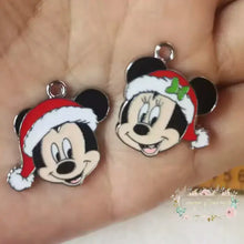 Load image into Gallery viewer, Charms - Mouse Boy and Girl Charms - 2 Pcs - Christmas Charms
